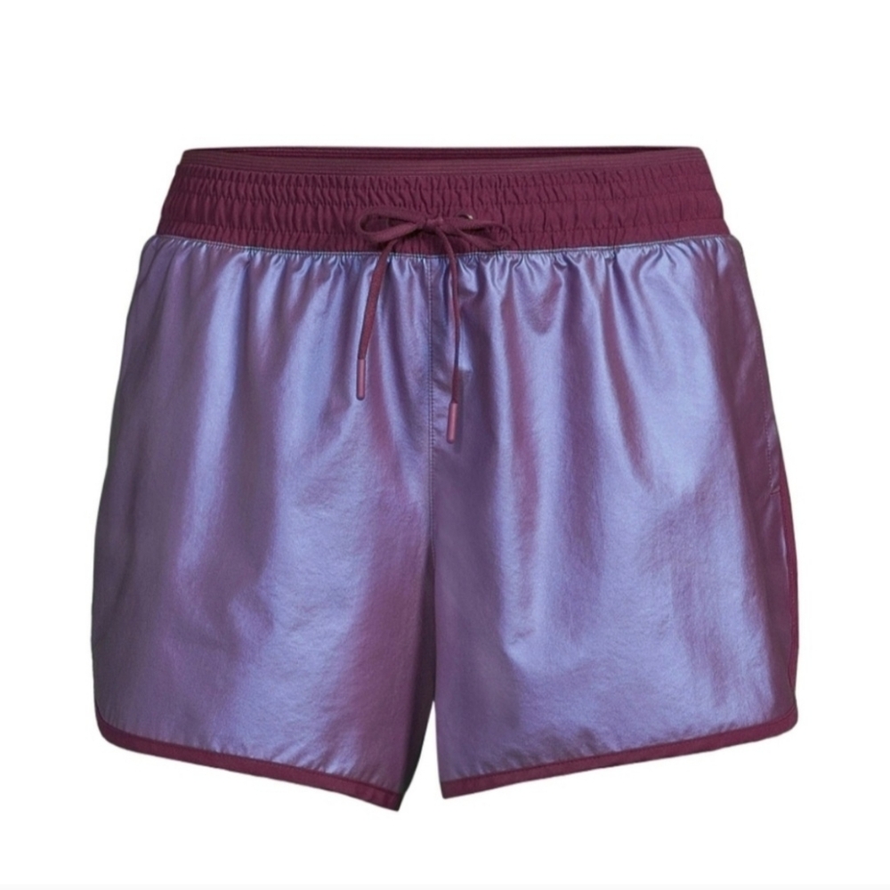 Avia Shine Short Running Athletic Shorts Purple Maroon Small 4-6